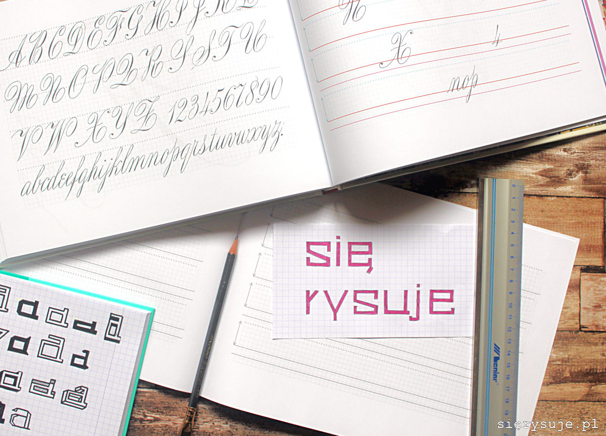 sierysje.pl liternictwo litery alfabety