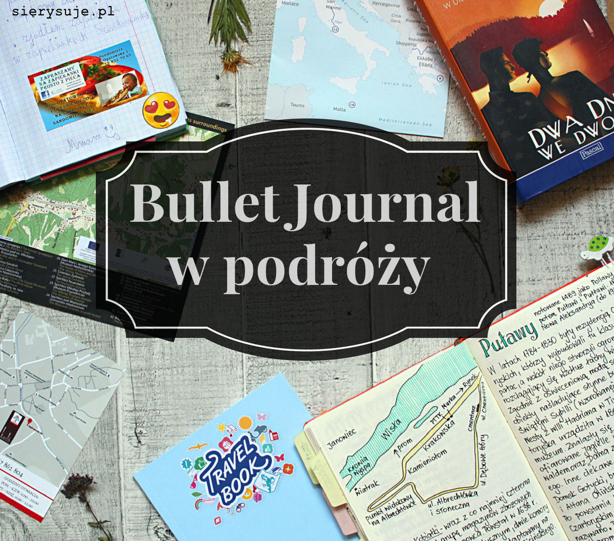 sierysuje.pl bullet journal podróż wakacje