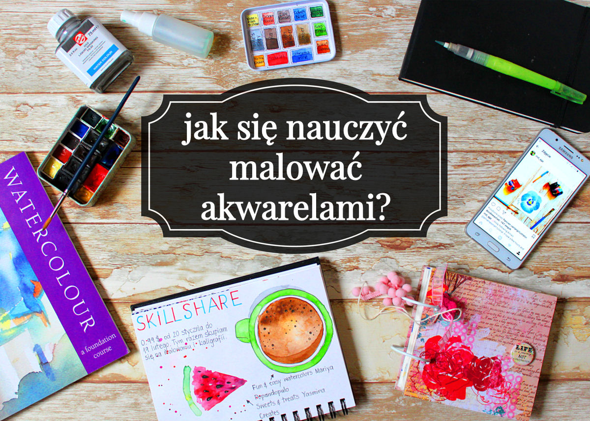 sierysuje.pl jak malować akwarelami