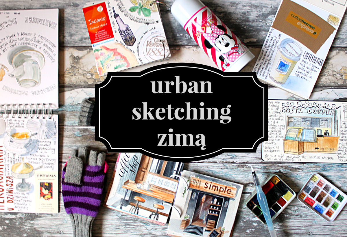 blog o rysowaniu sketching jak sie nauczyć rysować sierysuje.pl urban sketching zimą